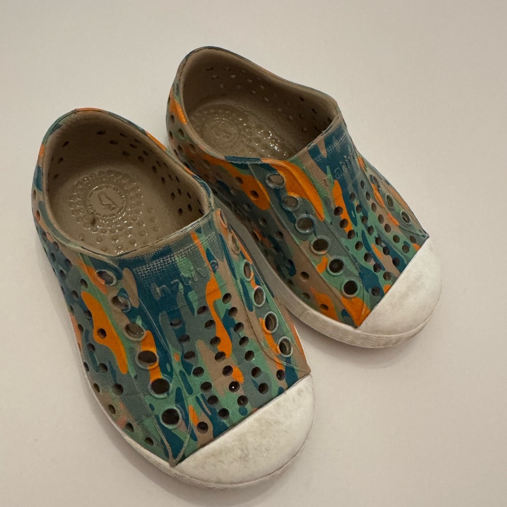 Native Camo Baby Toddler Slip-On Water Shoes C4